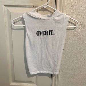 White and black tank